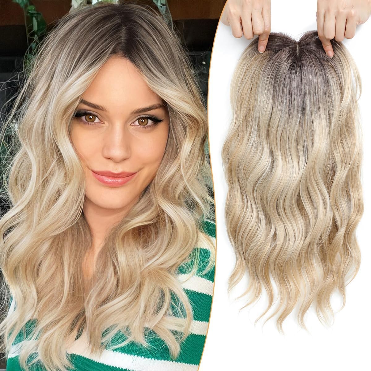 🔥Last Day Promotion🔥2026 New Lightweight & Breathable Wavy Hair Topper