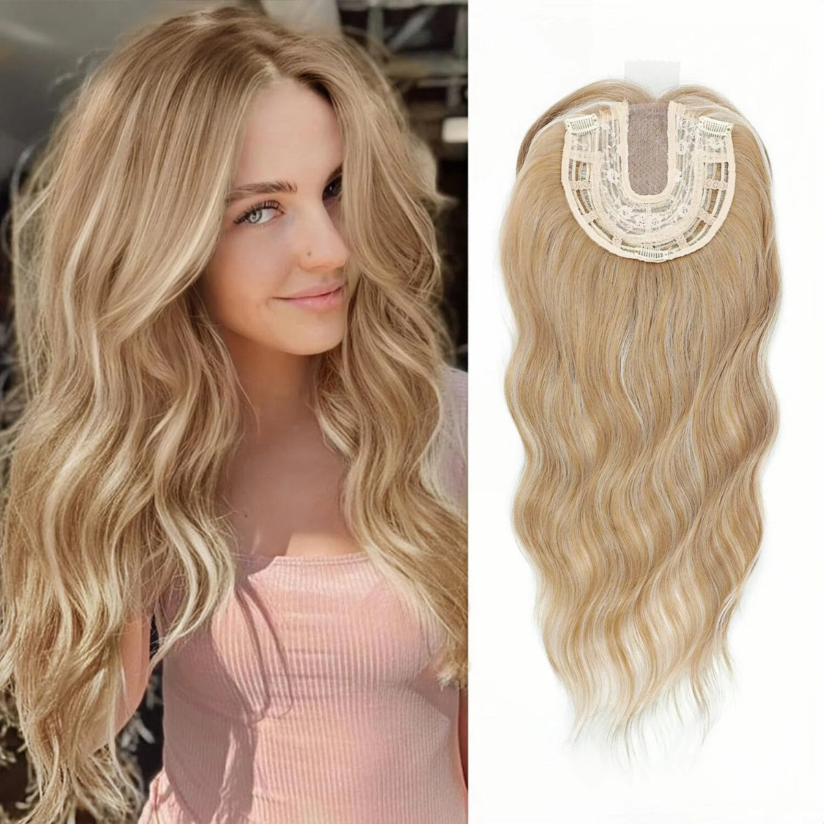🔥Last Day Promotion🔥2026 New Lightweight & Breathable Wavy Hair Topper