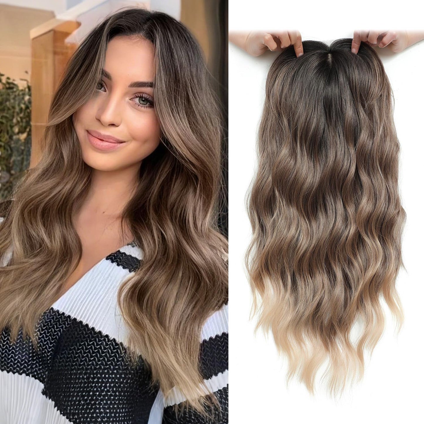 🔥Last Day Promotion🔥2026 New Lightweight & Breathable Wavy Hair Topper