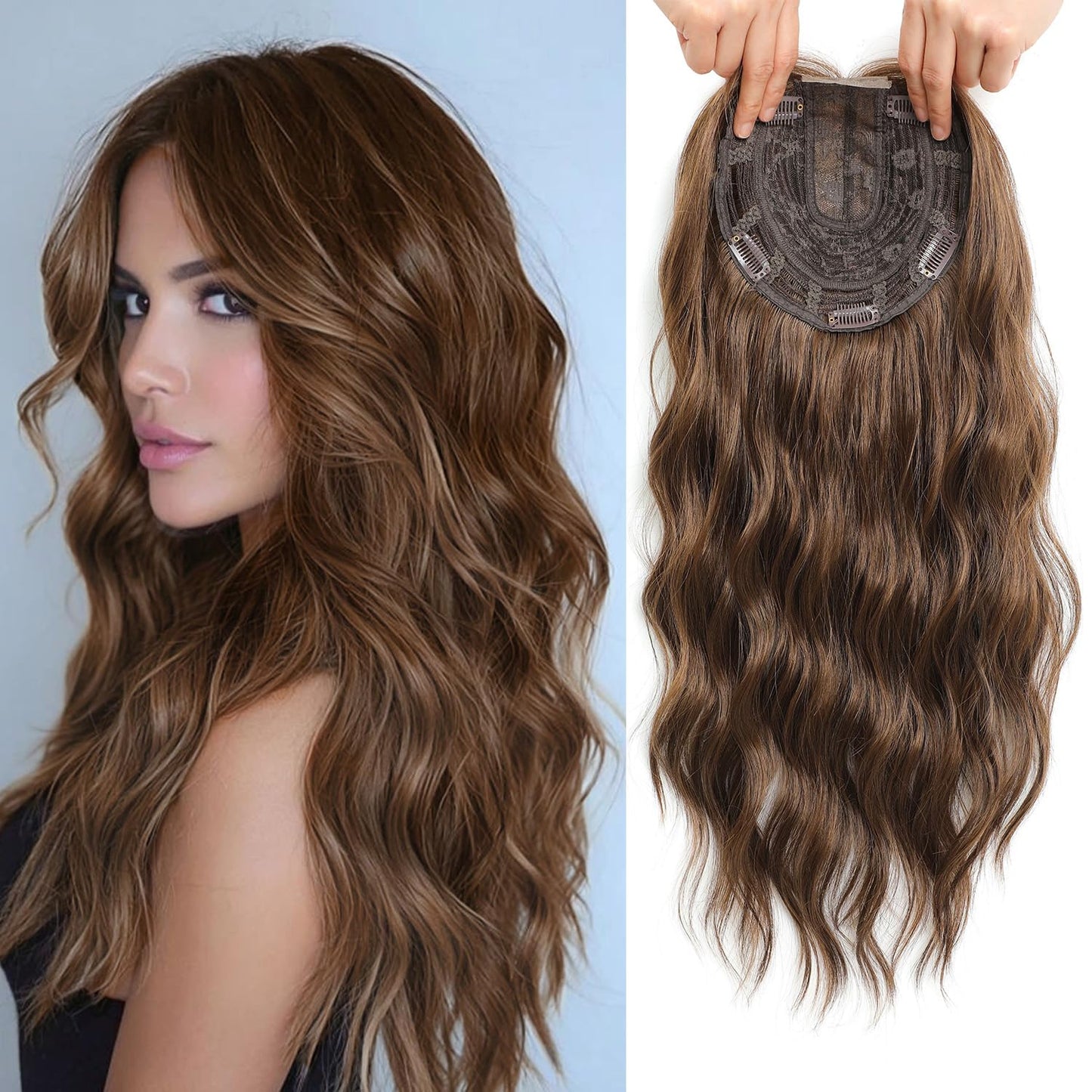 🔥Last Day Promotion🔥2026 New Lightweight & Breathable Wavy Hair Topper