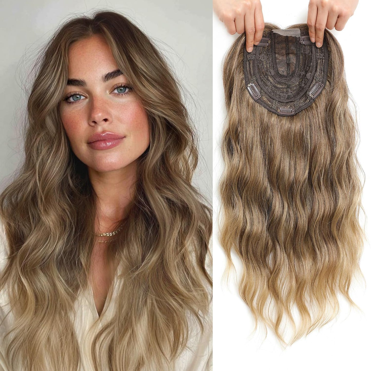 🔥Last Day Promotion🔥2026 New Lightweight & Breathable Wavy Hair Topper