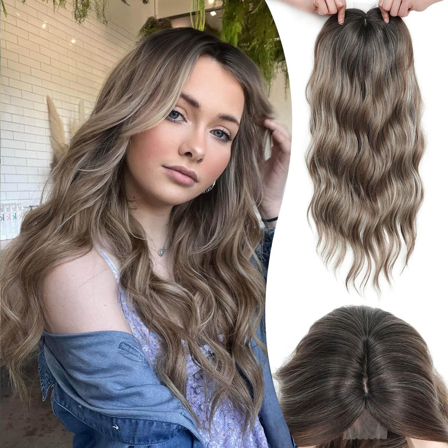 🔥Last Day Promotion🔥2026 New Lightweight & Breathable Wavy Hair Topper